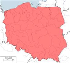 Wstężyk gajowy, ślimak gajowy – mapa występowania w Polsce