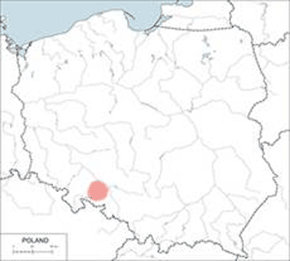 Suseł moręgowany – mapa występowania w Polsce
