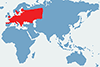 Gadziogłówka pospolita - mapa