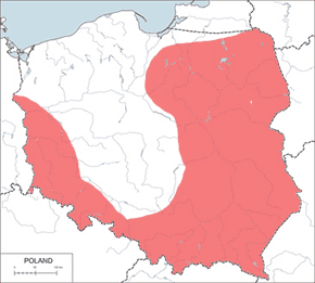 Paź żeglarz - mapa występowania w Polsce