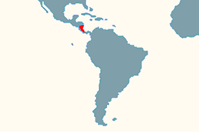 Drzewołaz karłowaty - mapa występowania na świecie