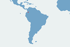 Liściołaz złocisty, liściołaz straszliwy - mapa występowania na świecie