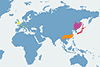 Mandarynka - mapa