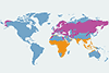 Pliszka żółta - mapa