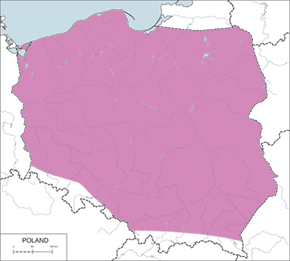 Rokitniczka – mapa występowania w Polsce