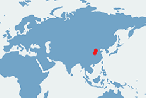 Uszak brunatny – mapa występowania na świecie