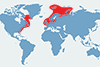 Śledź - mapa