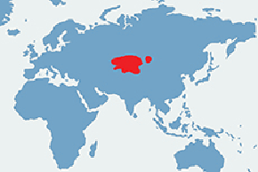Chomicznik dżungarski - mapa występowania na świecie