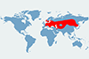 Mroczak posrebrzany - mapa