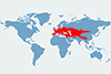 Mroczek późny - mapa