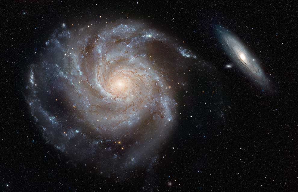 kształt galaktyki spiralnej
