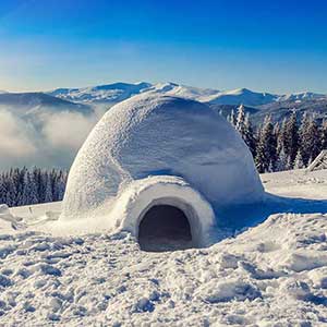 Czy w igloo jest ciepło?