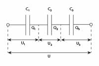 Łączenie szeregowe kondensatorów