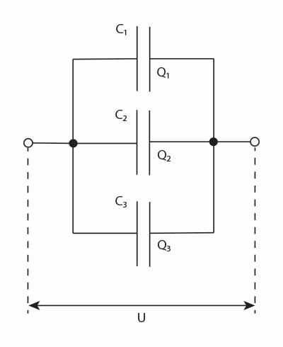 Połączenie szeregowe-kondensatorów