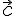 \vec{c}