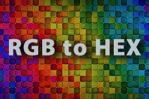 RGB to HEX