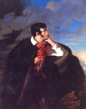 Portret Adama Mickiewicza - Walenty Wańkowicz, 1828, źródło wikipedia Portret Adama Mickiewicza - Walenty Wańkowicz, 1828