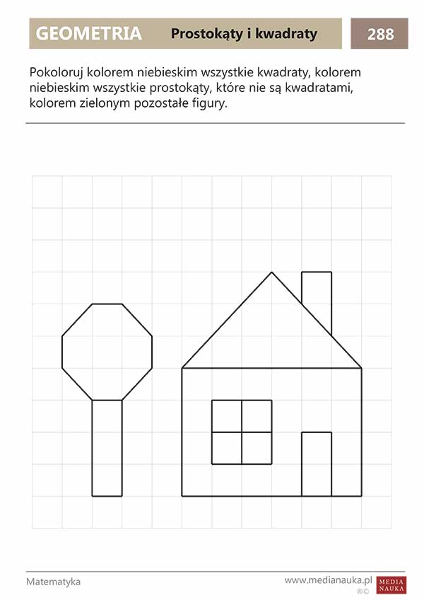 Karta pracy Prostokąty i kwadraty