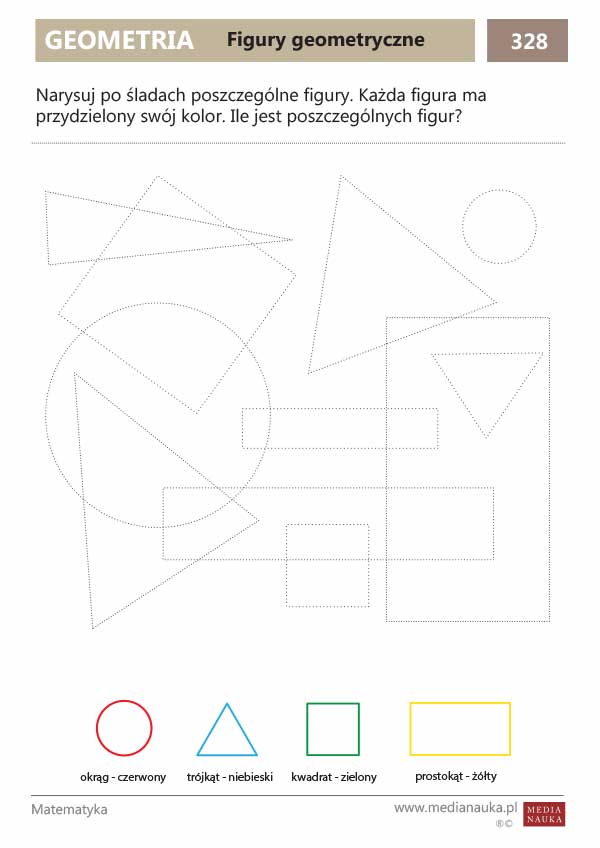 Karta pracy figury geometryczne