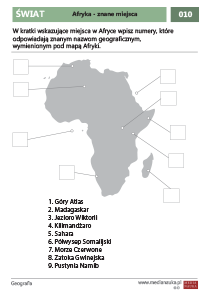 Afryka — znane miejsca