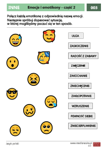 Emocje i emotikony - część 2