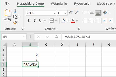alternatywa w Excelu
