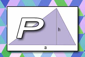 Pole trójkąta i obwód trójkąta