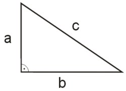Rysunek pomocniczy - trójkąt - oznaczenia