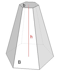 Objętość ostrosłupa ściętego