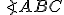 \angle{ABC}