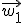 \vec{w_1}