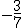 -\frac{3}{7}