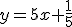 y=5x+\frac{1}{5}