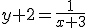 y+2=\frac{1}{x+3}