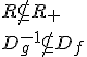 R\not\subseteq R_+ \\ D_g^{-1} \not\subseteq D_f