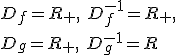 D_f=R_+,\ D_f^{-1}=R_+,\\ D_g=R_+,\ D_g^{-1}=R