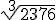 \sqrt[3]{2376}