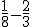 \frac{1}{8}-\frac{2}{3}