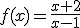 f(x)=\frac{x+2}{x-1}
