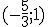 (-\frac{5}{3};1)