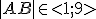 |AB|\in <1;9>