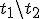 t_1\backslash t_2