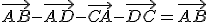 \vec{AB}-\vec{AD}-\vec{CA}-\vec{DC}=\vec{AB}