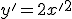 y'=2x'^2